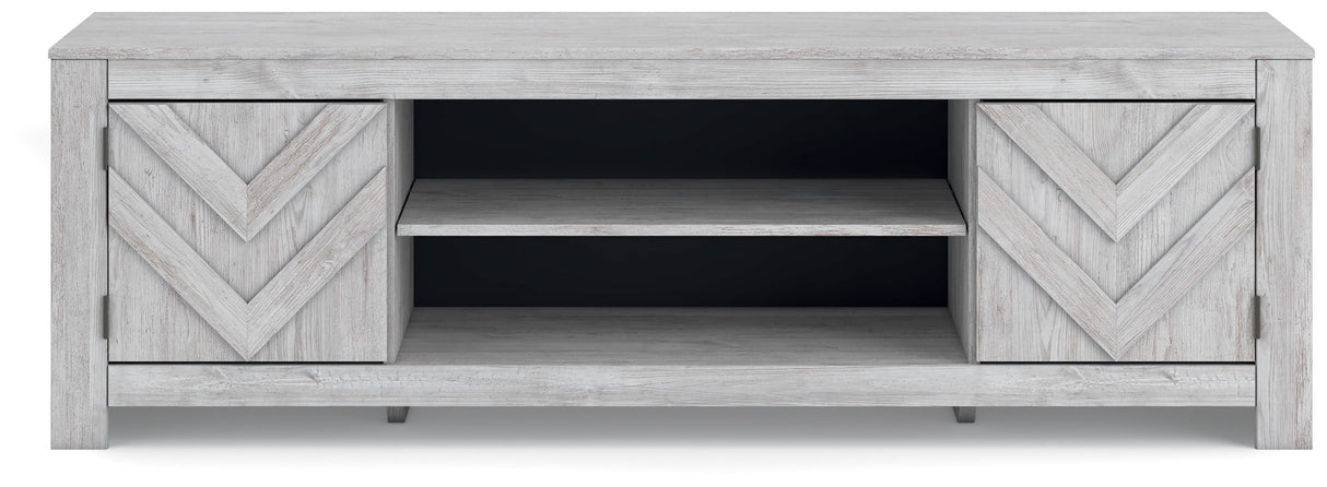 Cayboni - LG TV Stand With Fireplace Option