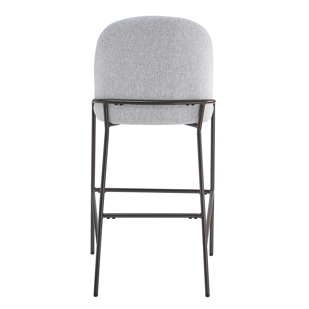 Galen Indoor Metal Upholstered Barstool