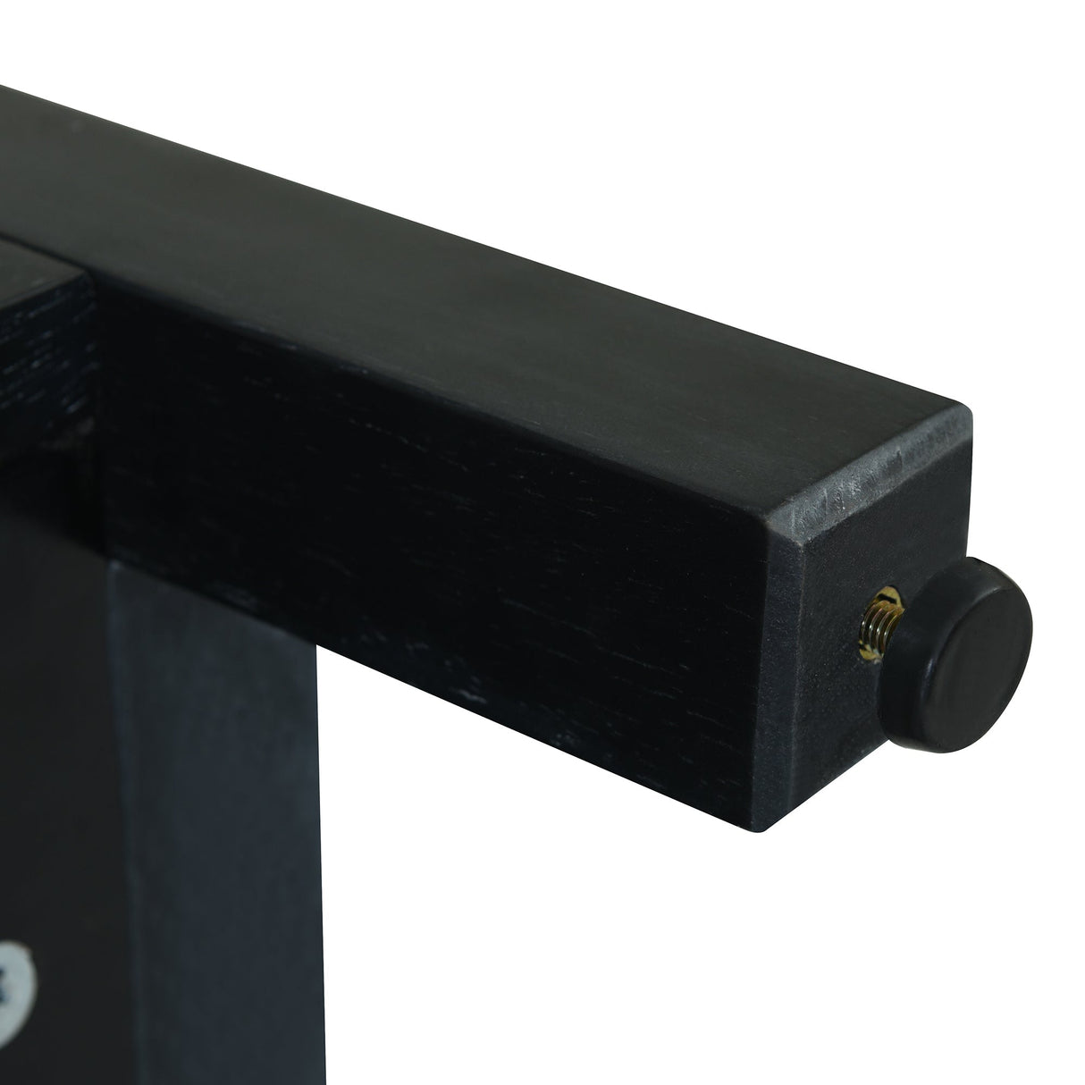 TREXM Bohemian Style Rattan Buffet Storage Cabinet with Solid Wood Frame