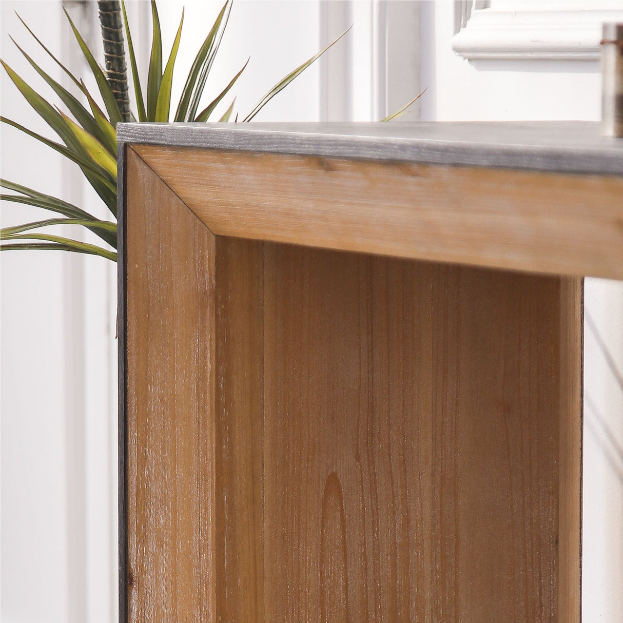 59in Modern Wood Console Table - Entryway & Sofa Table