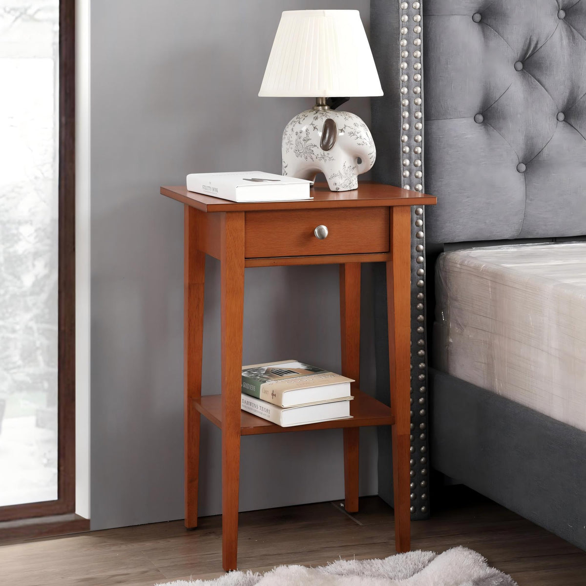High Quality Wood Nightstand