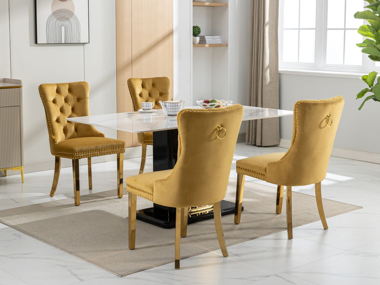 Nikki - Modern, High-End Tufted Dining Chair (Set of 2)
