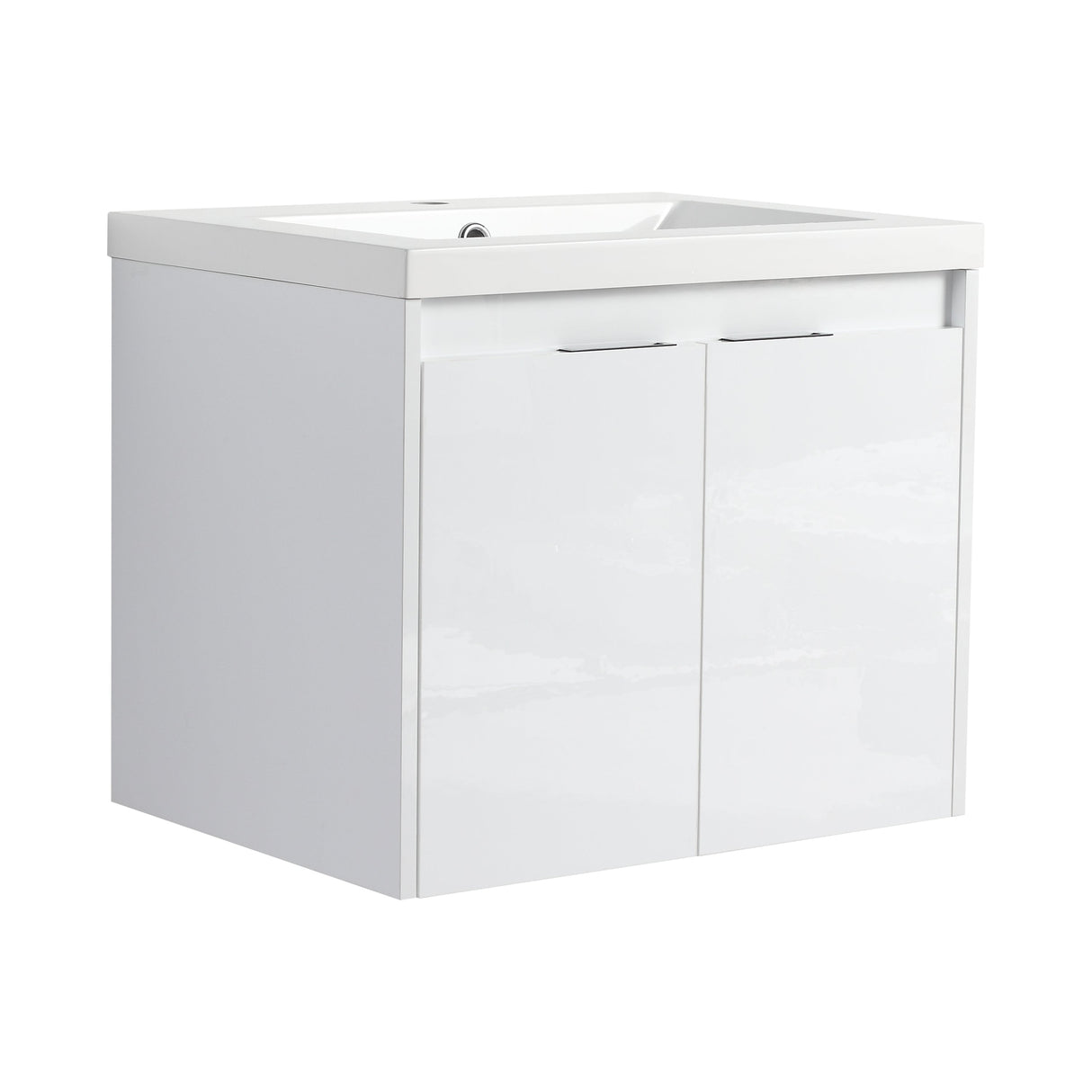 24" Bathroom Vanity With Resin Sink