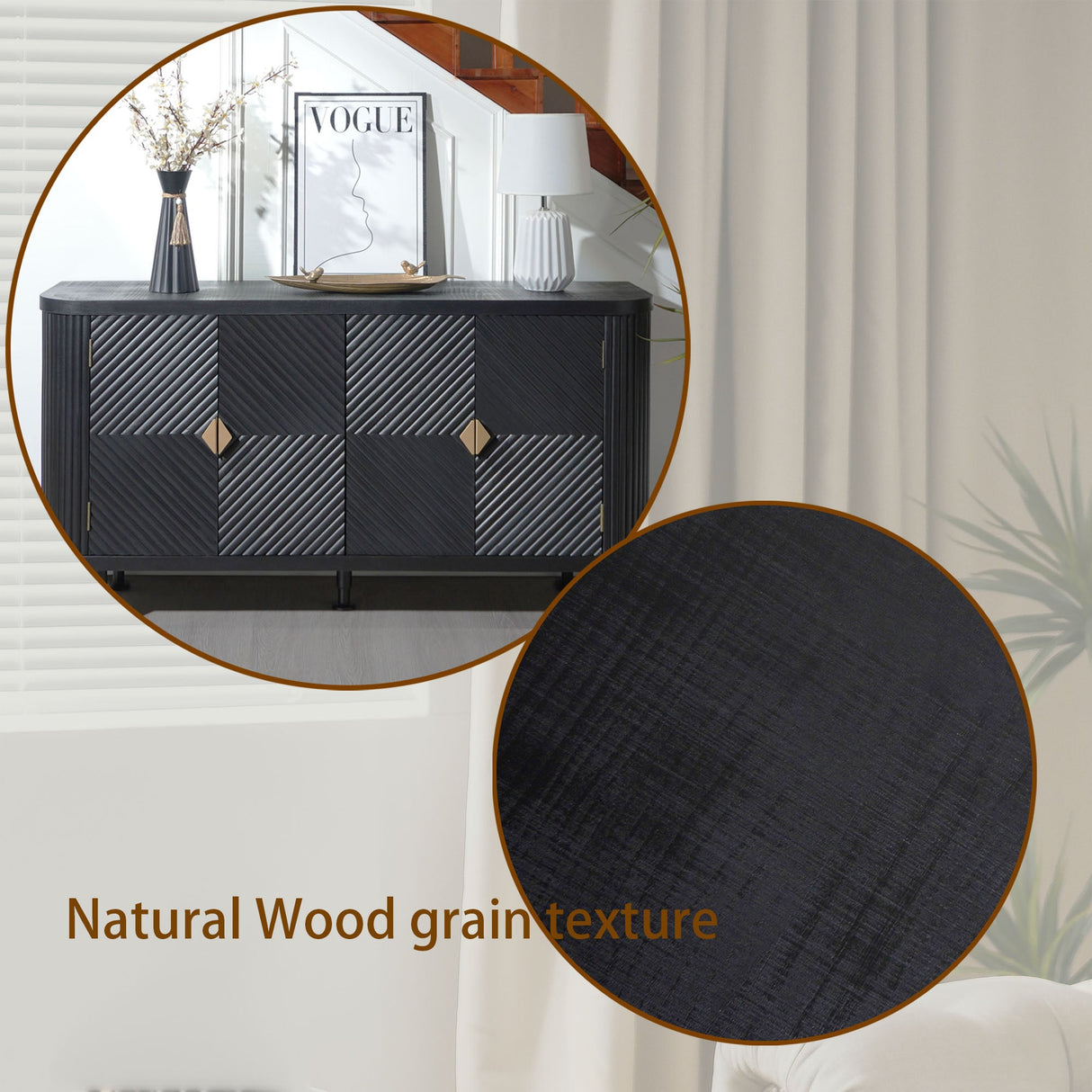 Modern Accent Buffet Cabinet