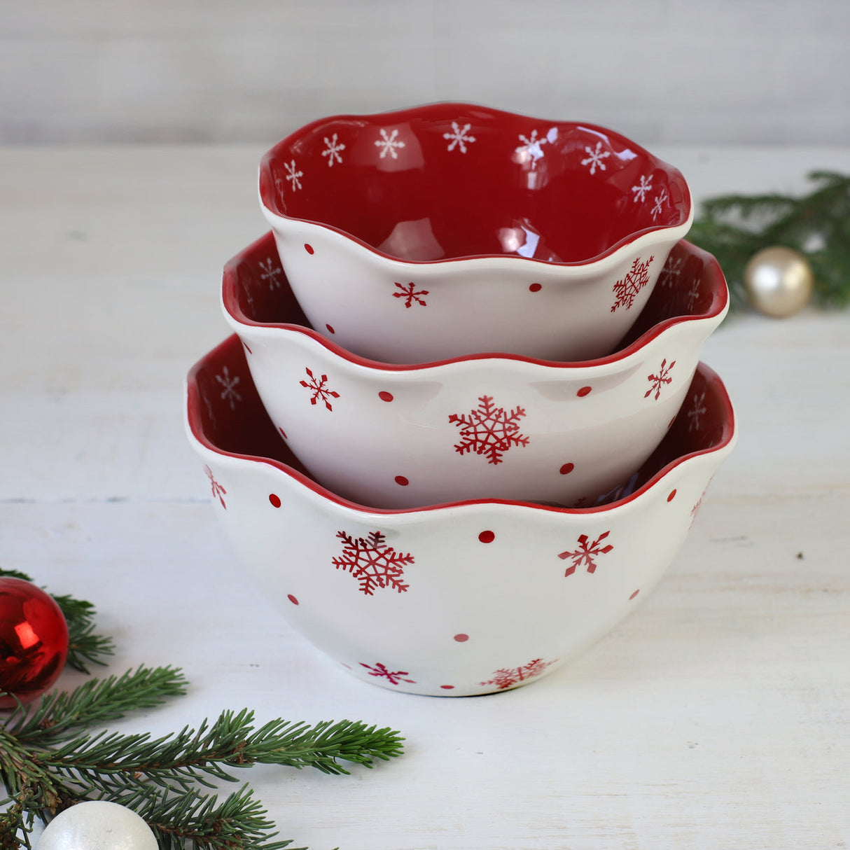 Winterfest-3-Piece-Nesting-Bowl-Set-Snow-Flake-Christmas-Decor