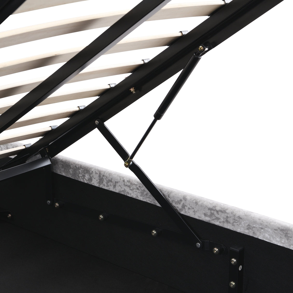 Hartfried Upholstered Queen Storage Bed with Hydraulic Lift