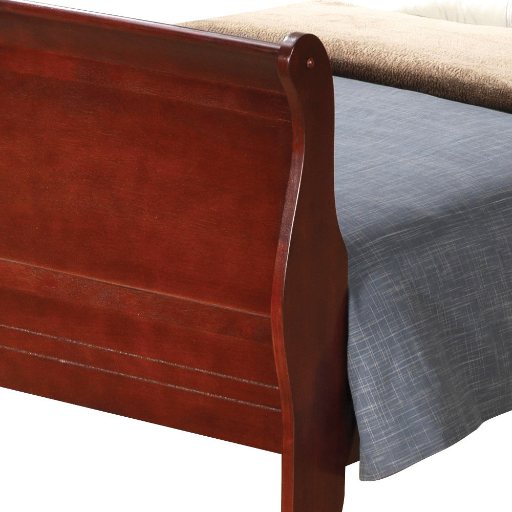 Panel Sleigh Bed