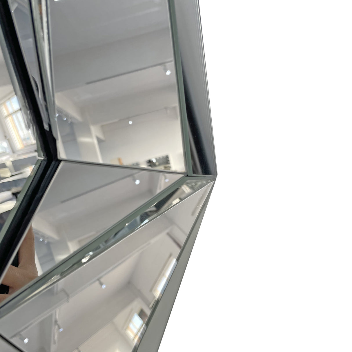 Diamond Shaped Large Wall Mirror