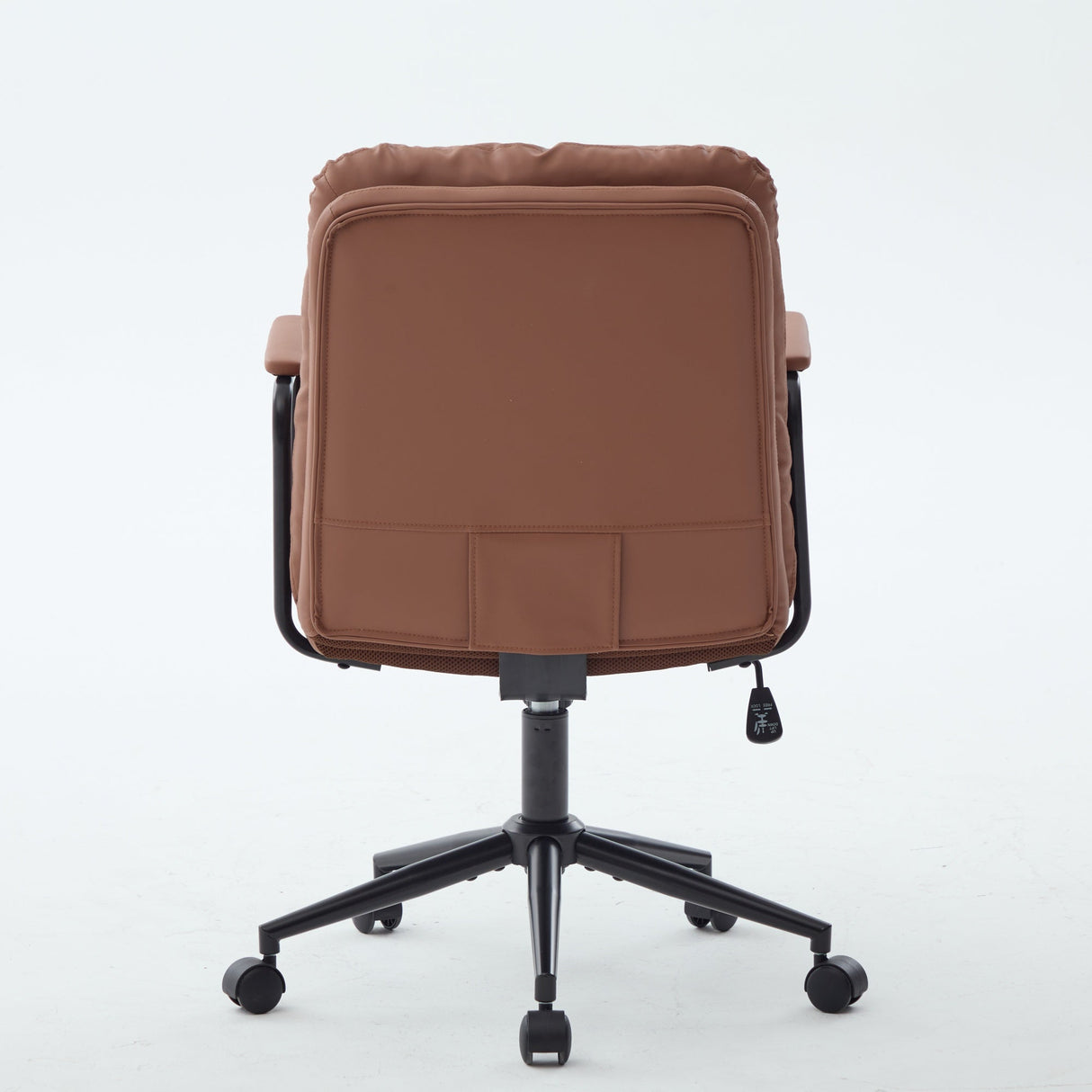 Mid Back Home Office Desk Task Chair with Wheels and Arms