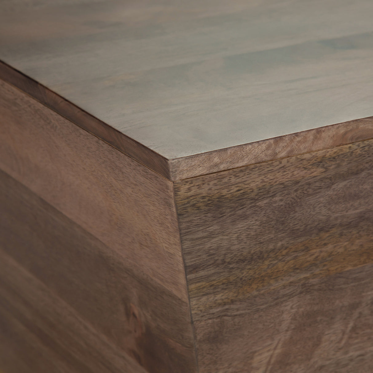 Abba Square Coffee Table - Dark Brown