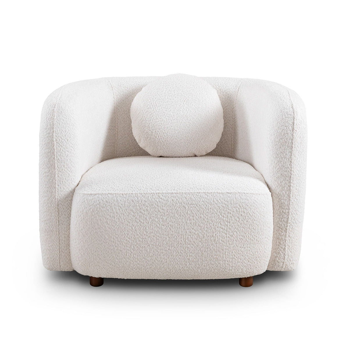 Japandi Style Accent Square Chair