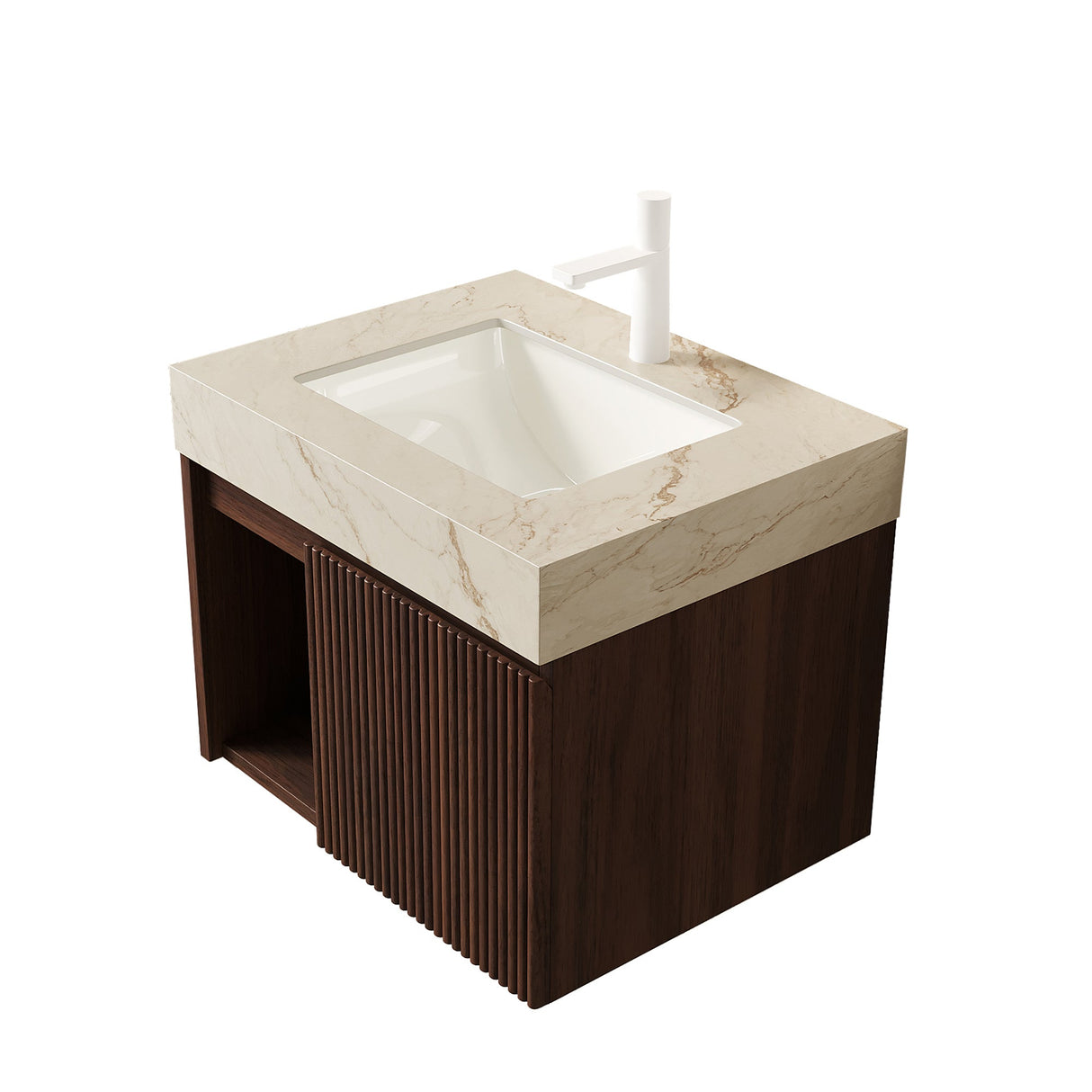Eiden 24" Bathroom Vanity & Sink, Floating Storage Cabinet