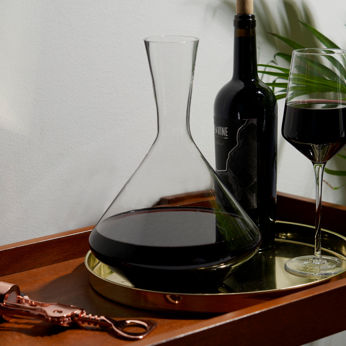 Raye Crystal Angled Wine Decanter Viski®