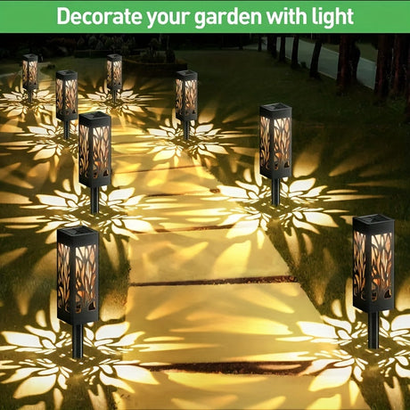 8-Pack-Solar-Pathway-Lights-–-Motion-Sensor,-IPX5-Waterproof,-Warm/Yellow-LED-LED-Floor-Lamp
