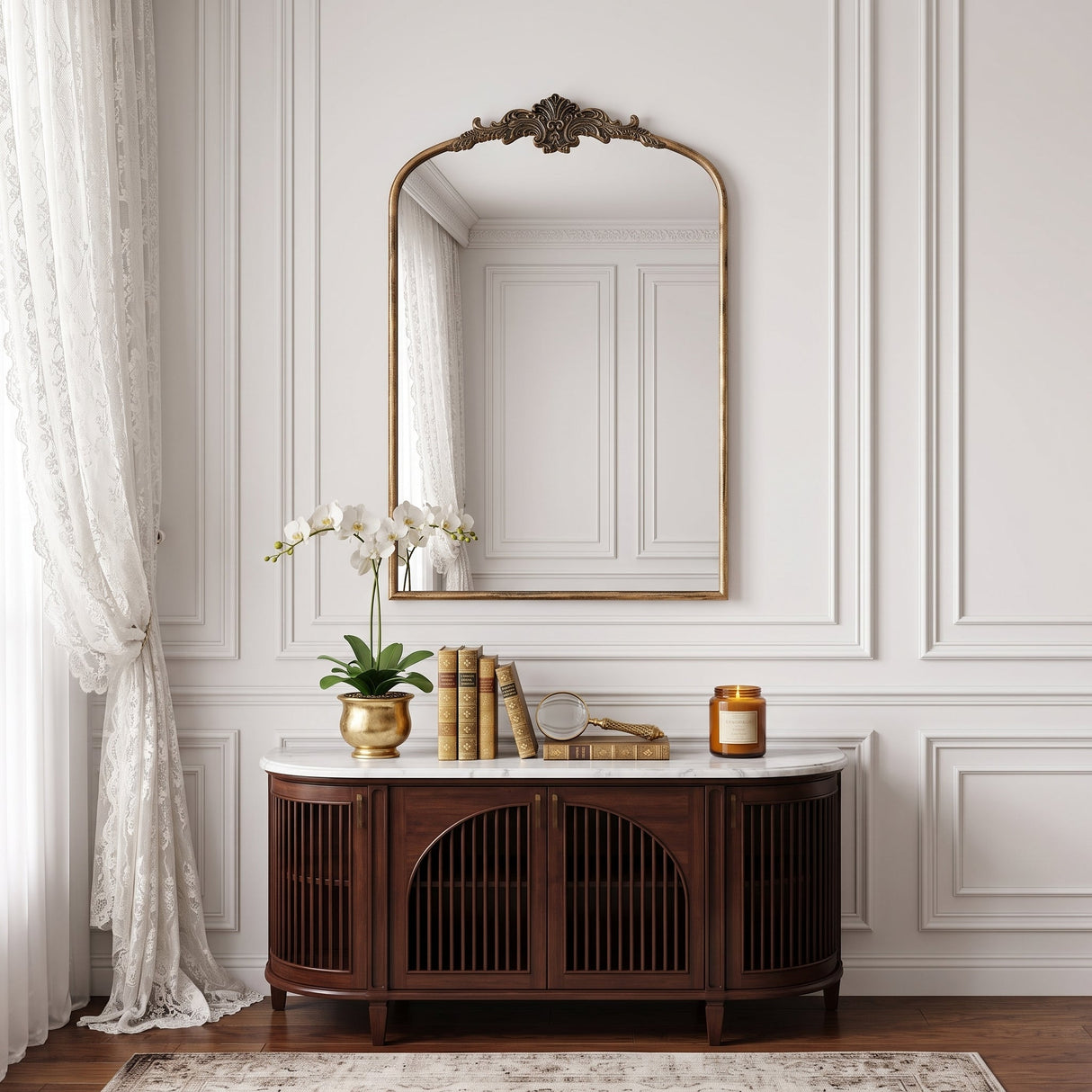 24''x36'' Antique Large Wall Mirror, French