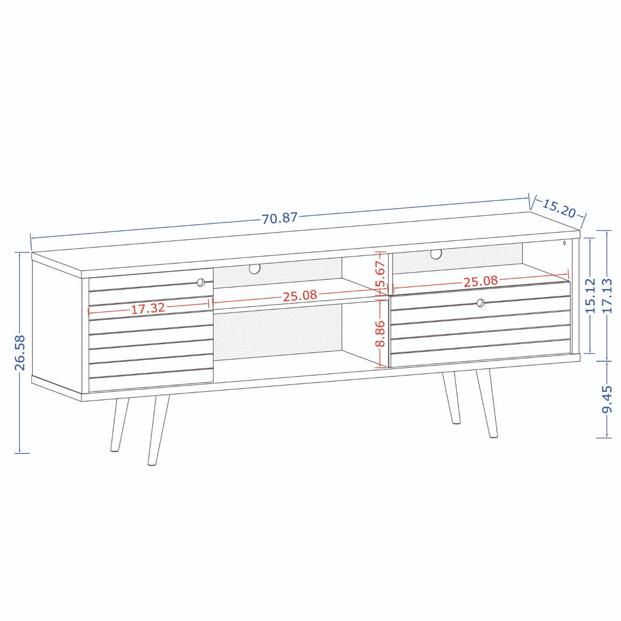 Liberty - Modern Media TV Stand