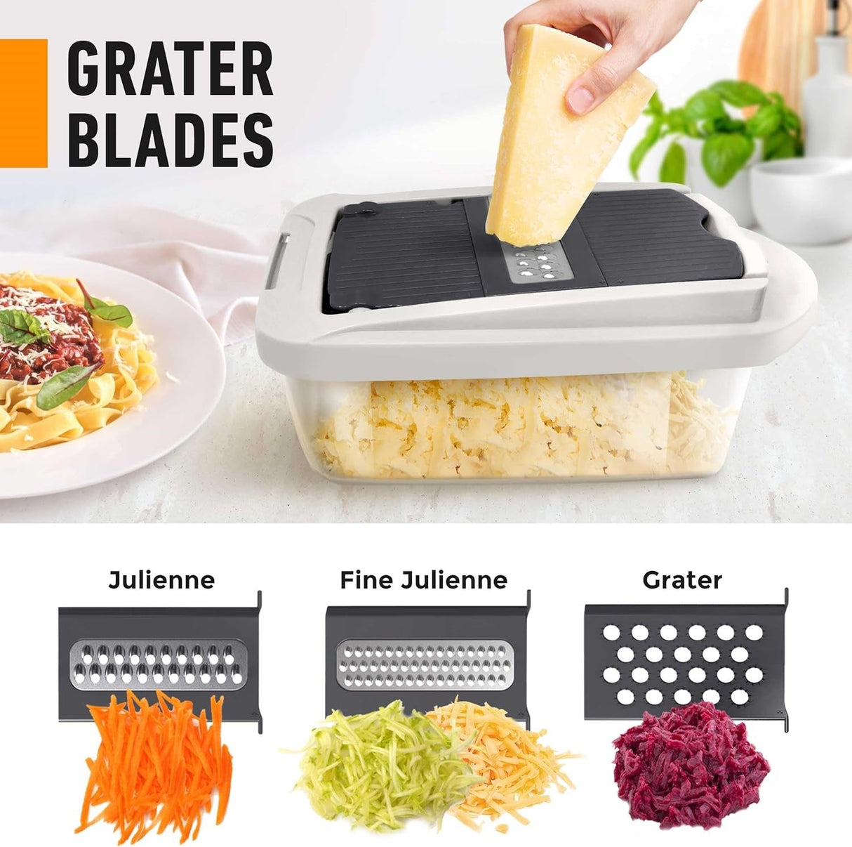 8 in 1 Vegetable Slicer Chopper with Container Mandoline Cutter