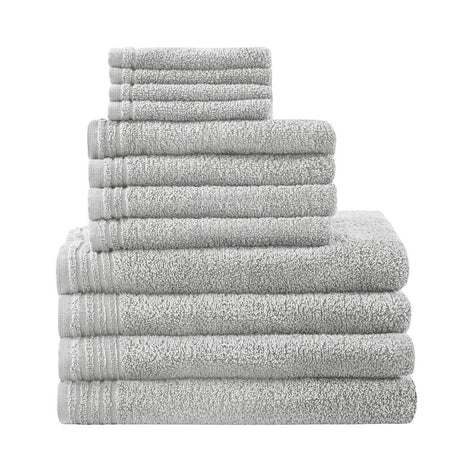 100%-Cotton-Quick-Dry-12-Piece-Bath-Towel-Set-Bath-Towels-&-Washcloths