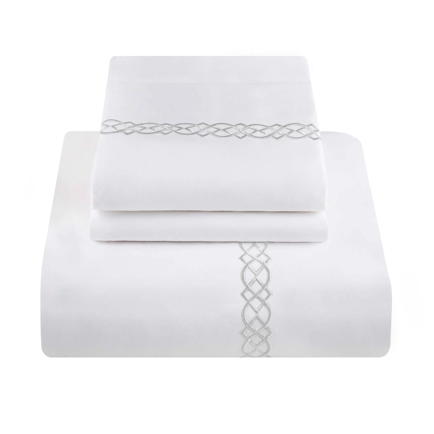 1000 Thread Count Egyptian Cotton Embroidered Duvet Cover Set - Egyptian Cotton Duvet Cover Set by Superior
