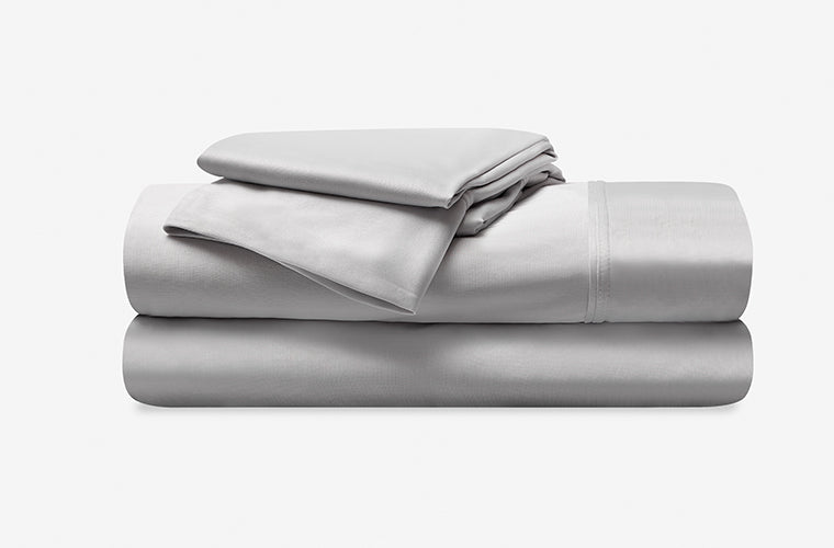 BedGear Dri-Tec Sheet Set, Light Grey, Split Head Cal King
