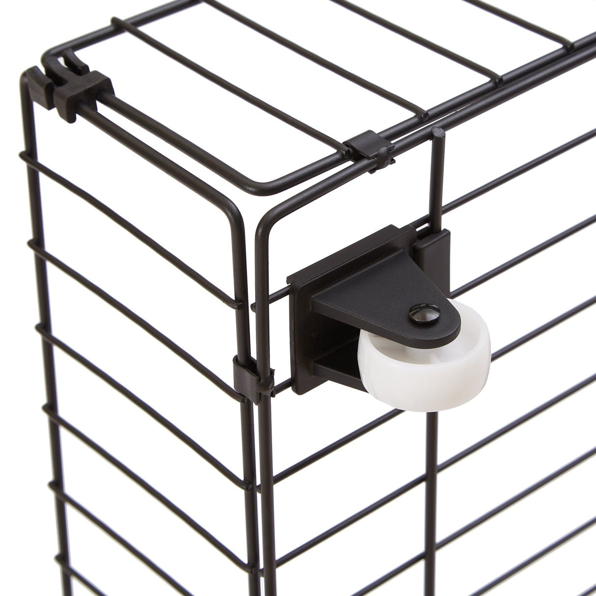 Modern King Size Metal Platform Bed Frame with Wooden Headboard