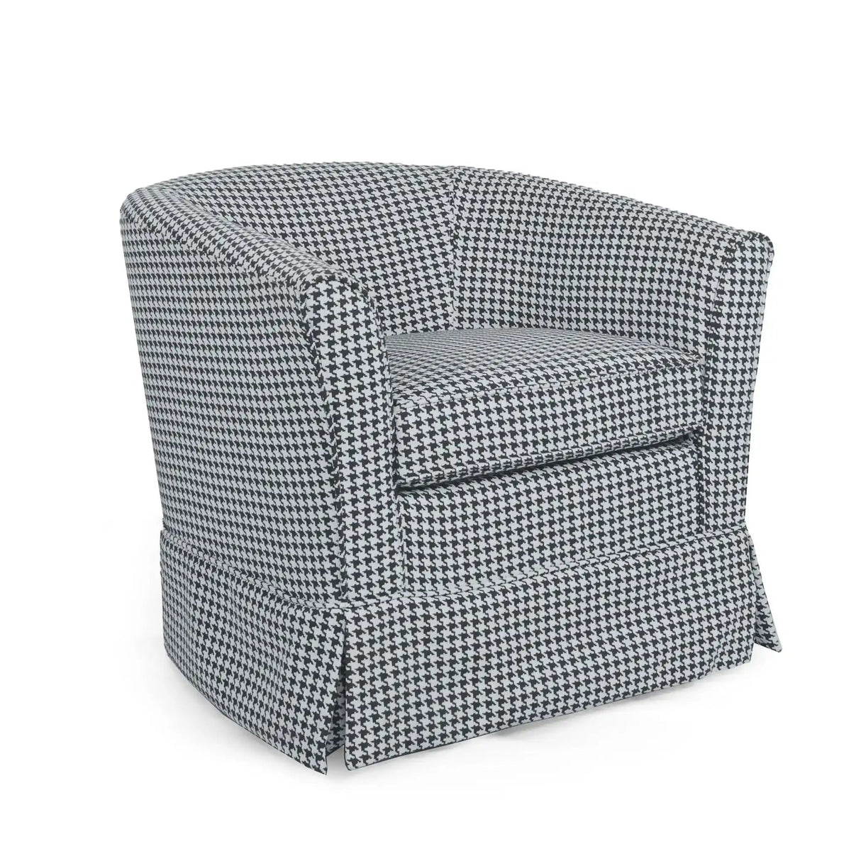 Zeniqua Upholstered Swivel Chair With Loose Cover