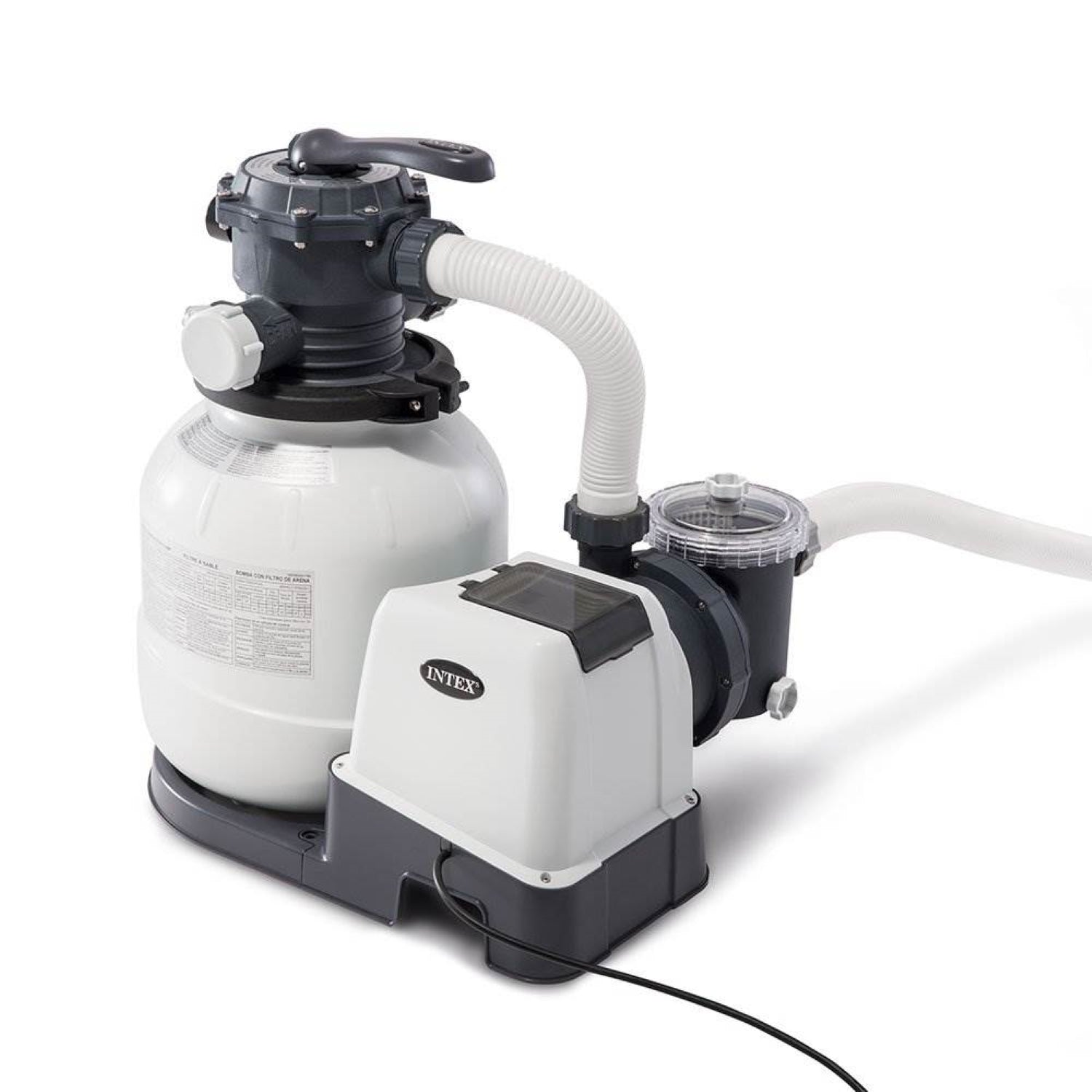 Intex-26645EG-2100-GPH-Above-Ground-Pool-Sand-Filter-Pump-with-Automatic-Timer-Pool-&-Spa-Filters