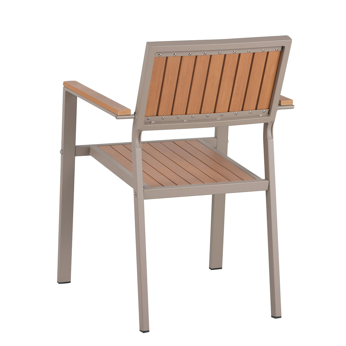 Outdoor Dining Set with Extendable Table and Six Chairs