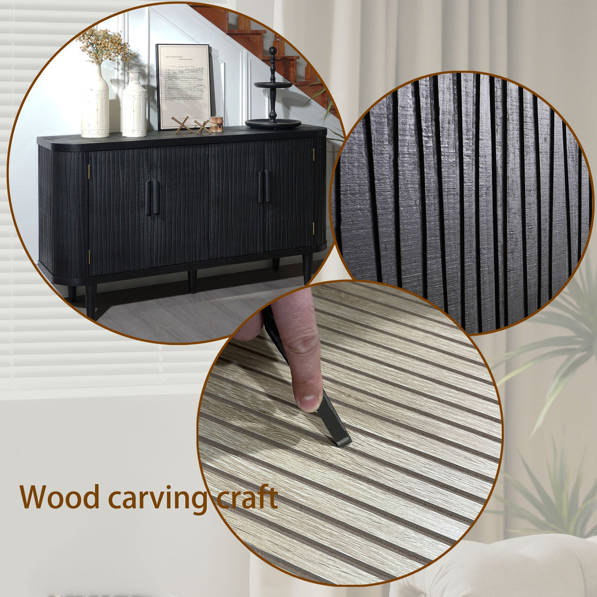 Modern Accent Storage Cabinet