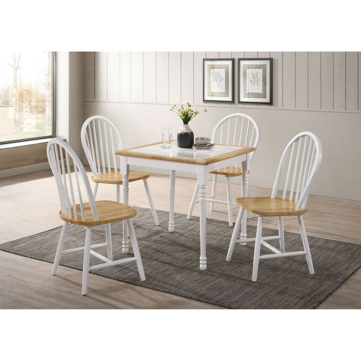 Spindle - Back Side Chairs (Set of 4) - Natural