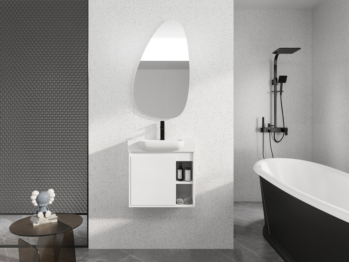 24'' Wall-Mounted Bathroom Vanity