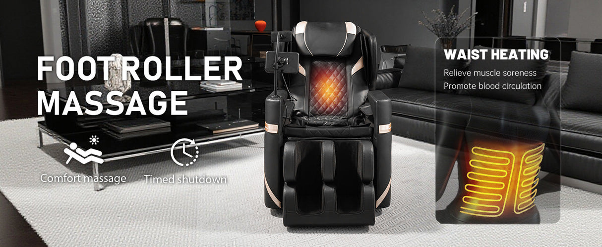 2026 Massage Chair Recliner with Zero Gravity & Full Body Air Pressure