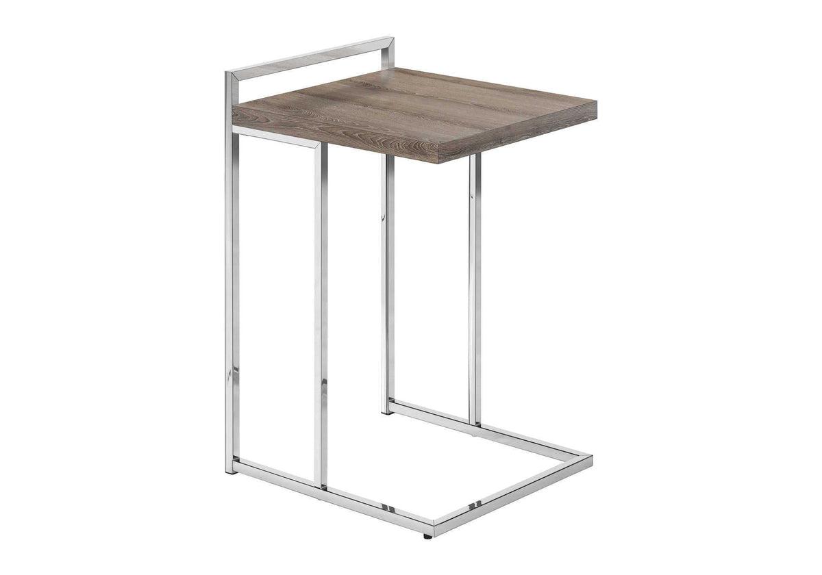 Accent Table, C-Shaped, Contemporary & Modern