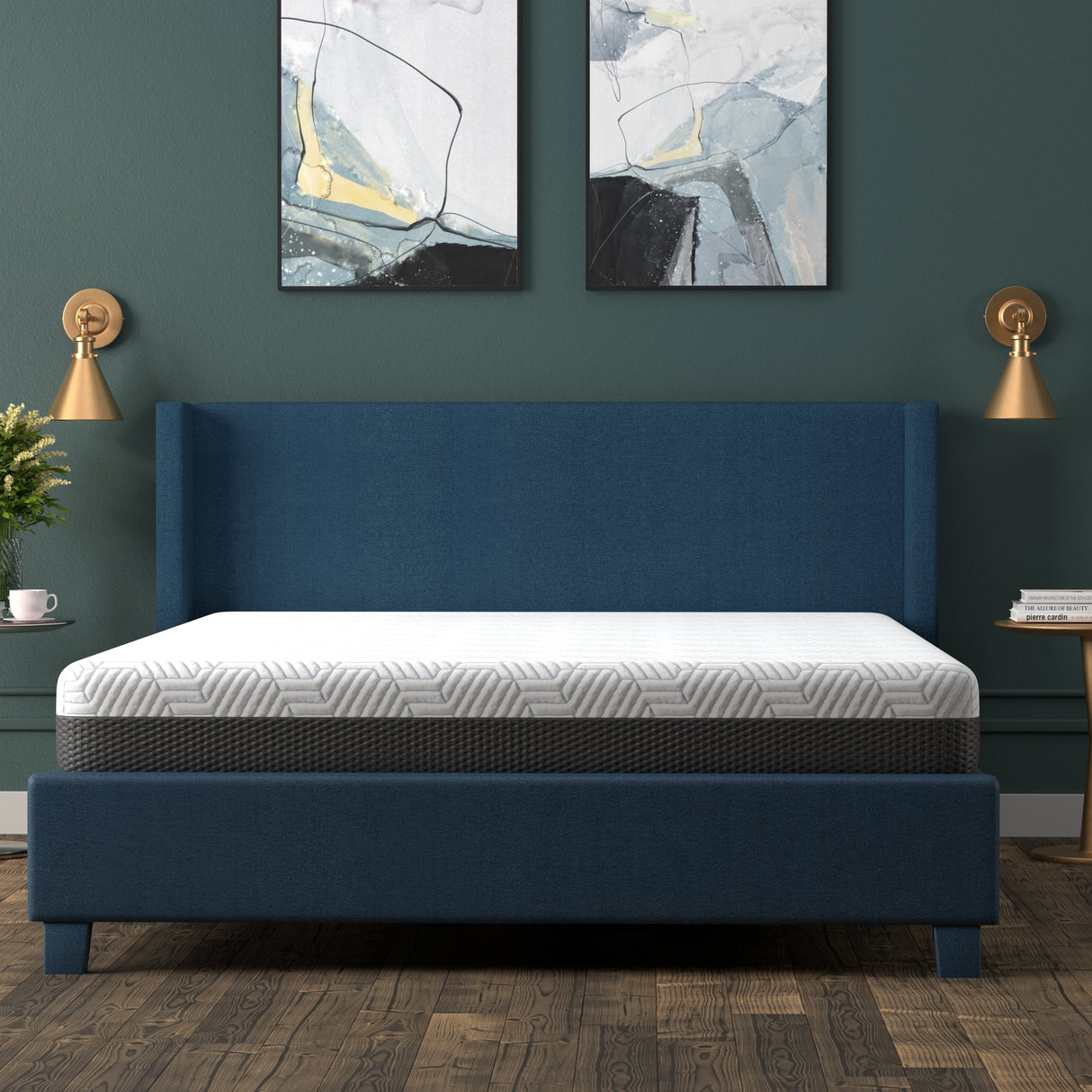 Omne Fria 8" Firm Memory Foam Mattress with Cooling Cover