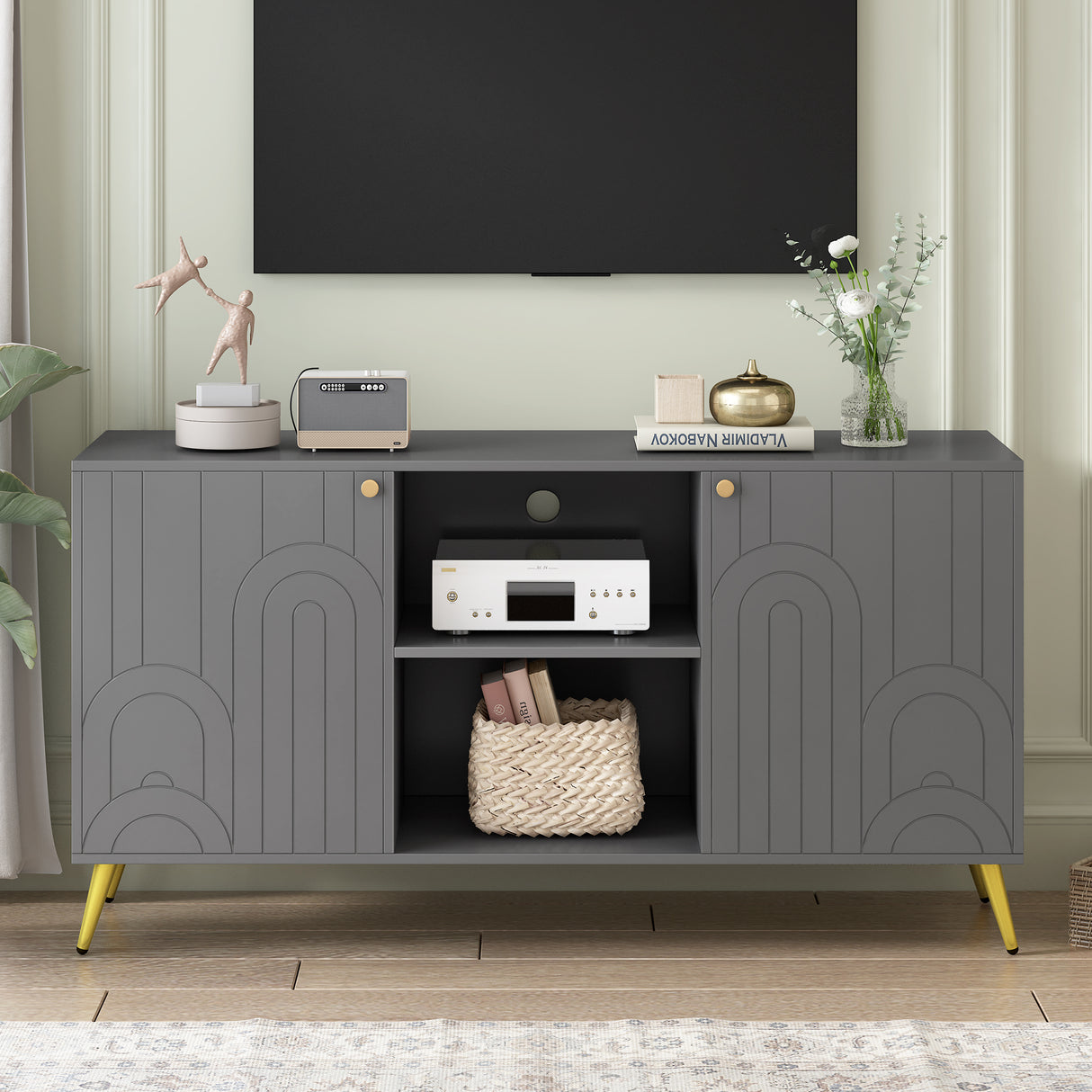 Modern TV Stand for TVs up to 55 Inches