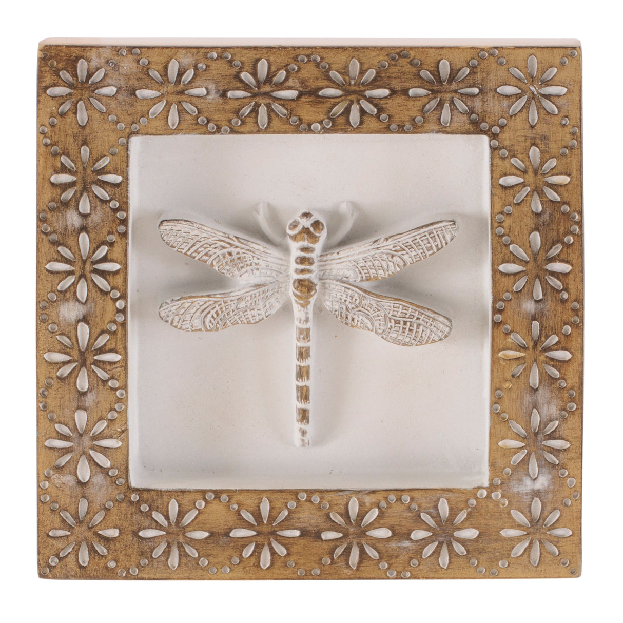 Sculpted Butterfly and Dragonfly Wall Plaque (Set of 2)