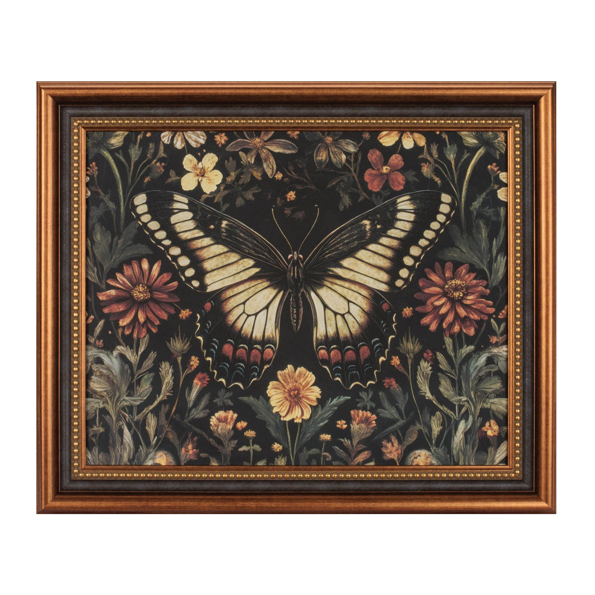 Framed Dark Academia Butterfly Print (Set of 2)