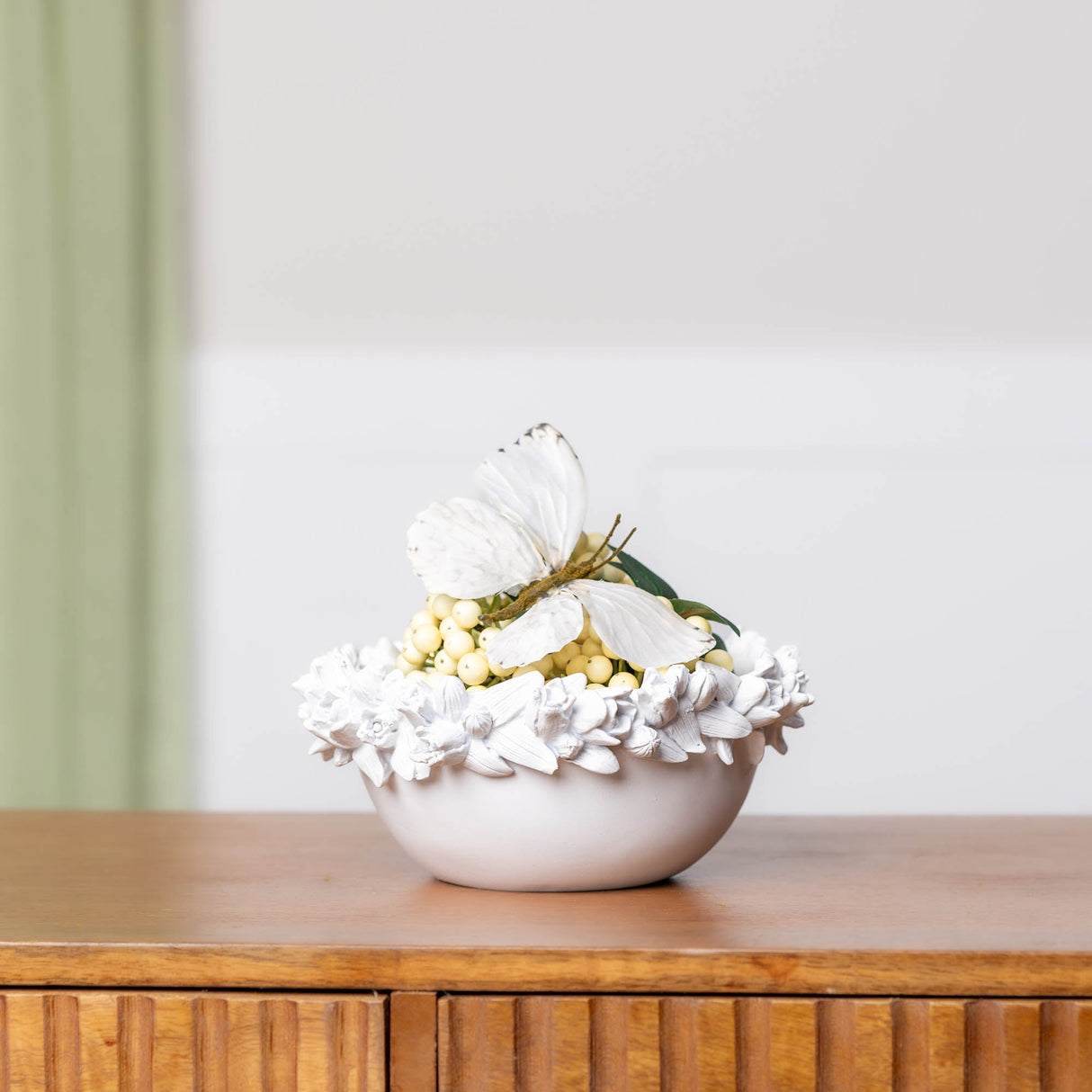 Decorative Floral Sculpted Bowl