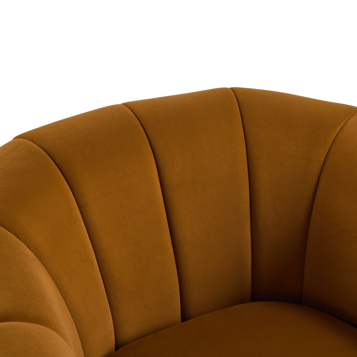 Modern Swivel Club Chair with Premium Velvet