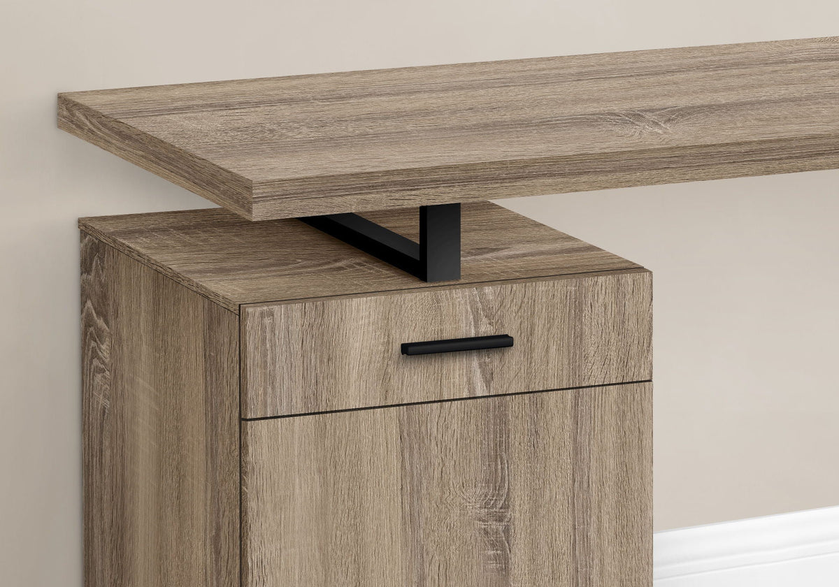 Contemporary Computer Desk with Storage Drawers