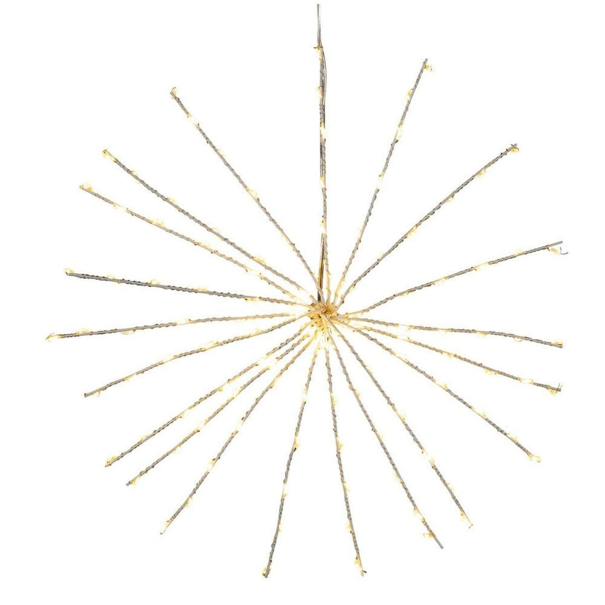 11.8" 120-Light Warm White Starburst