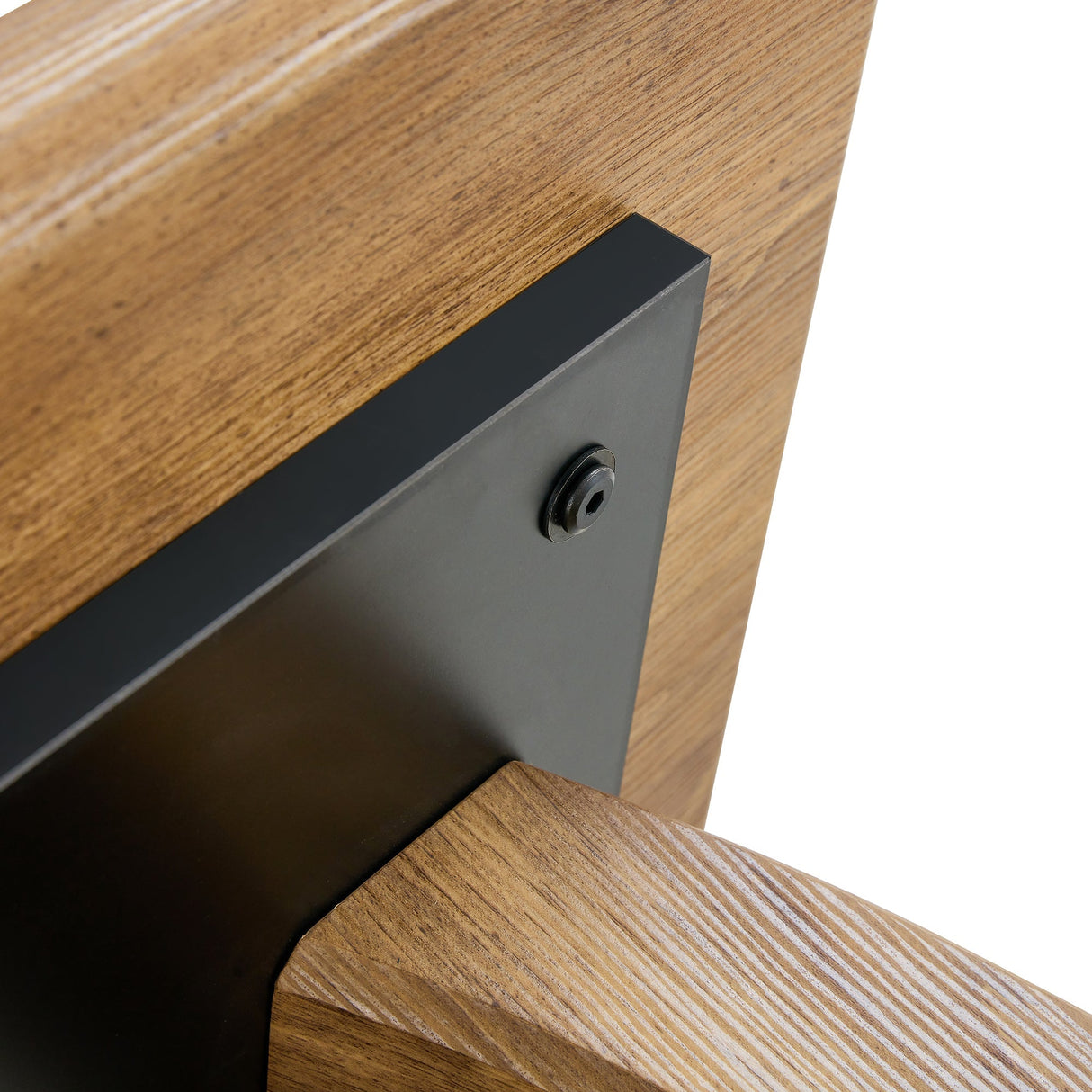 Elegant Wood-Grain Coffee Table