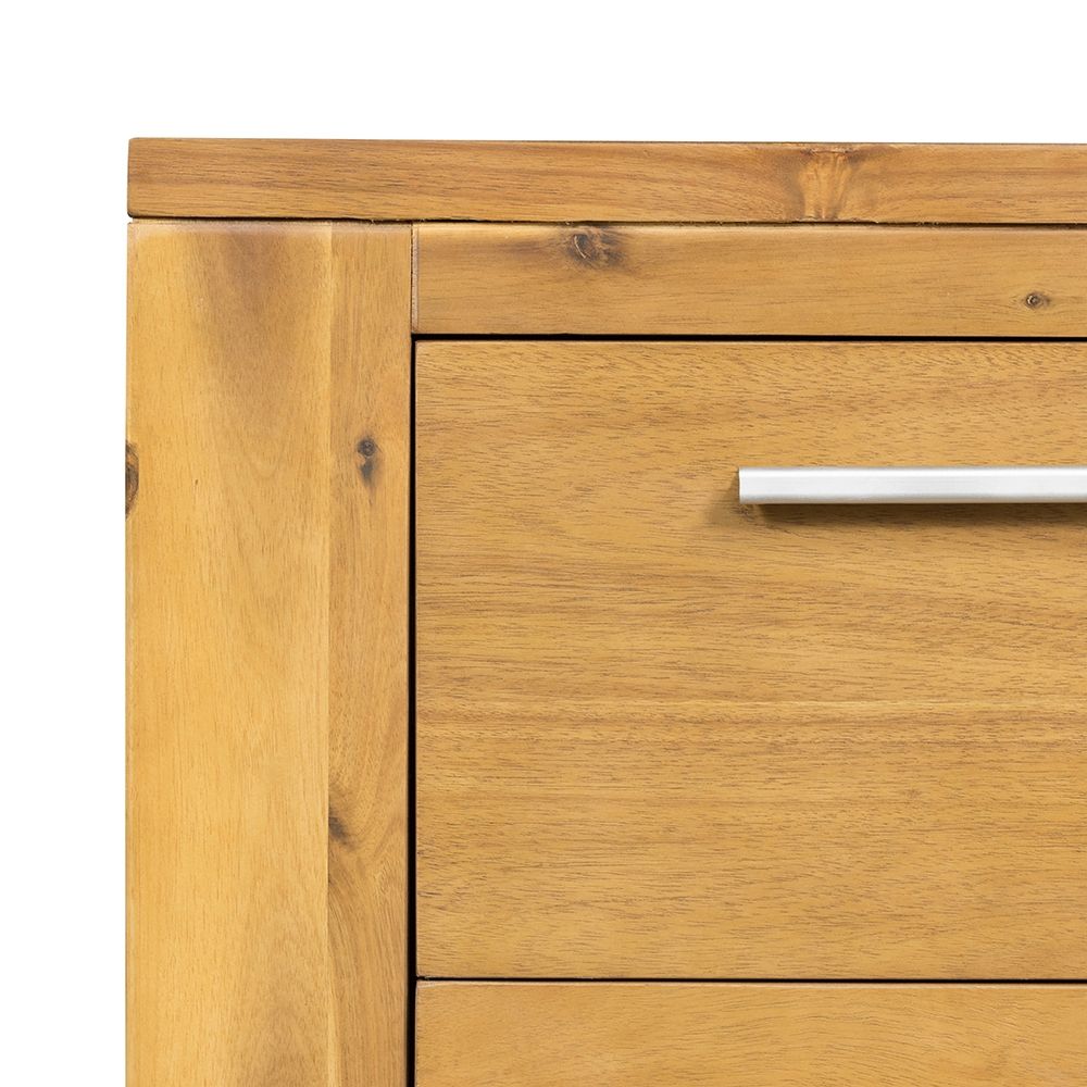Nightstand - Natural Wood / Brown