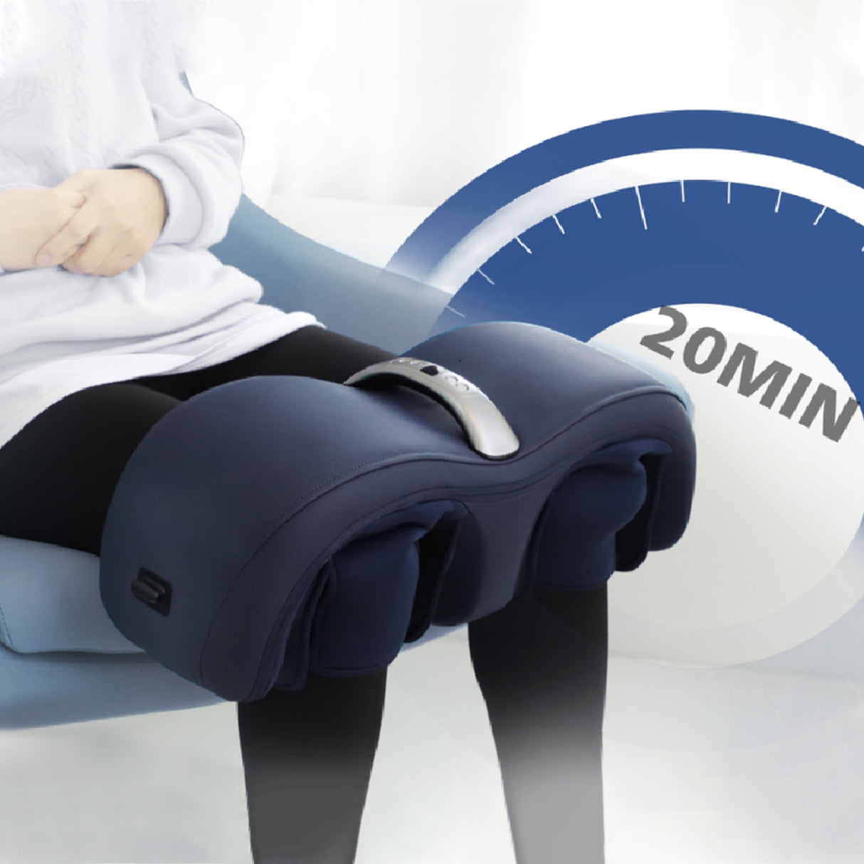 Air pressure knee Massager-Dark Blue