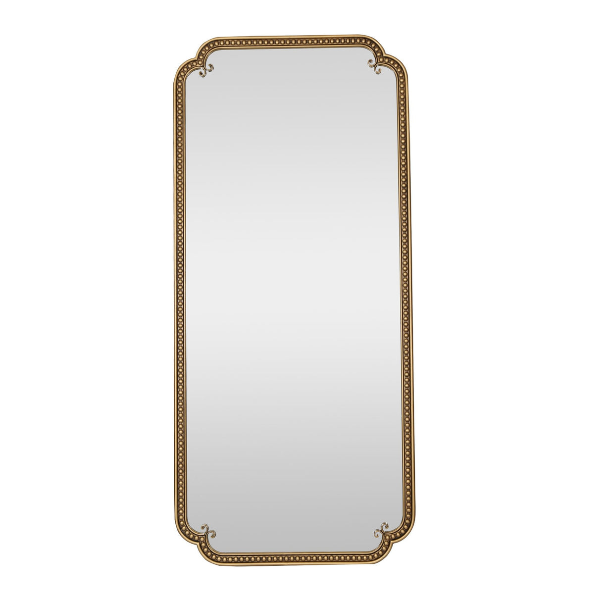 Full Length Mirror With Stand, Floor Standing Dressing For Bedroom - Antique Gold