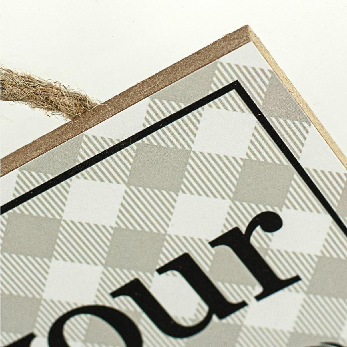 12" Wooden Sign: Count Your Blessings