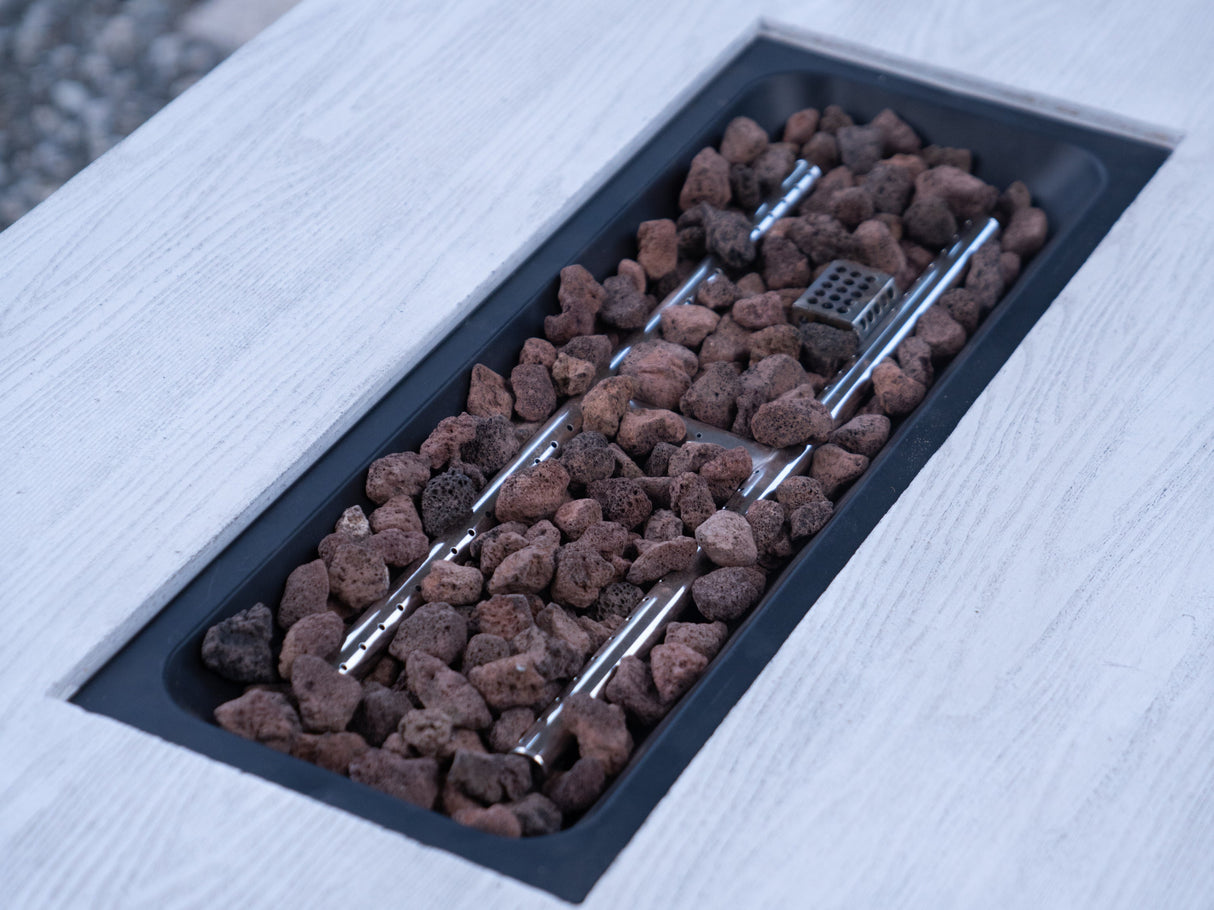 44"W x 25"H Outdoor Propane Fire Pit Table, 50,000 BTU