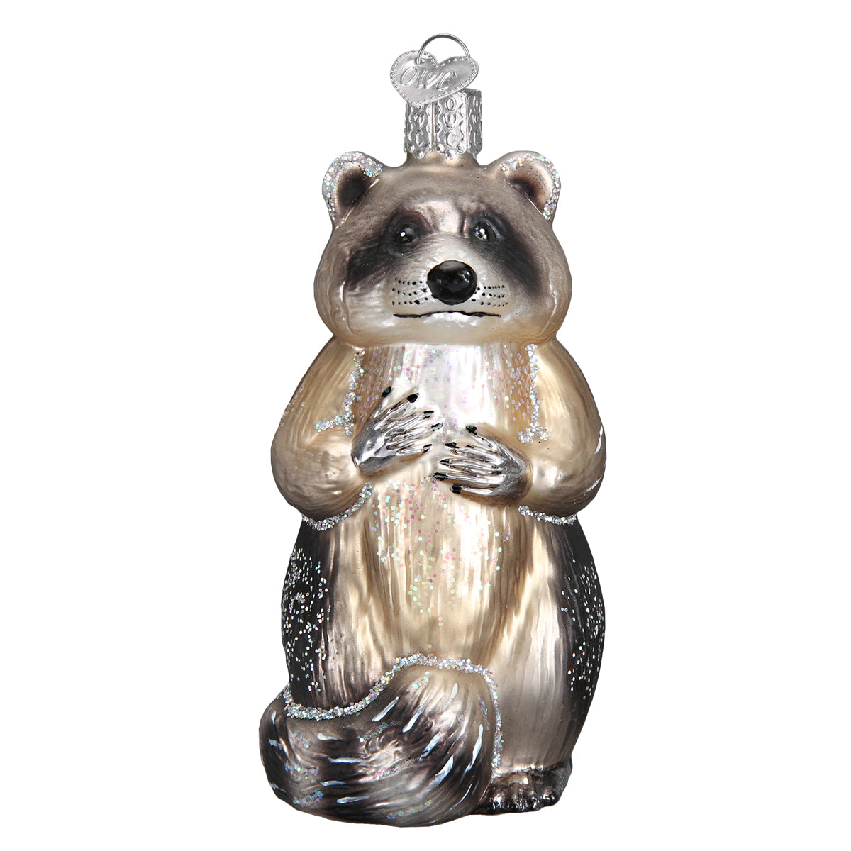 Raccoon Ornament 3.5 x 1.75 x 2 Inches