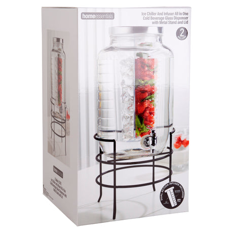 Infusion-Beverage-Dispenser-With-Built-In-Ice-Core-Bar-&-Beverage-Accessories