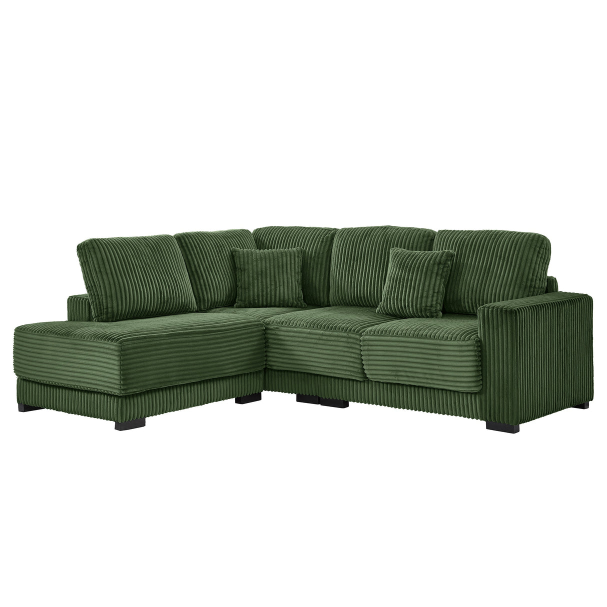 93" Sectional Sofa, L Shaped Sofa Couch